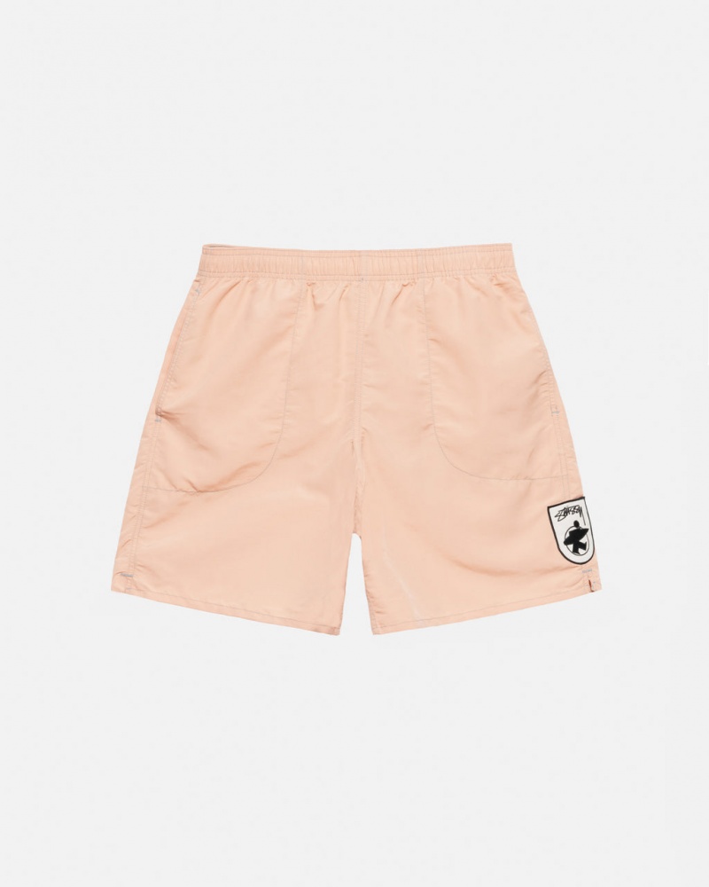 Light Rose Men\'s Stussy Surfman Patch Water Short Swimwear KSA | GWS-4508