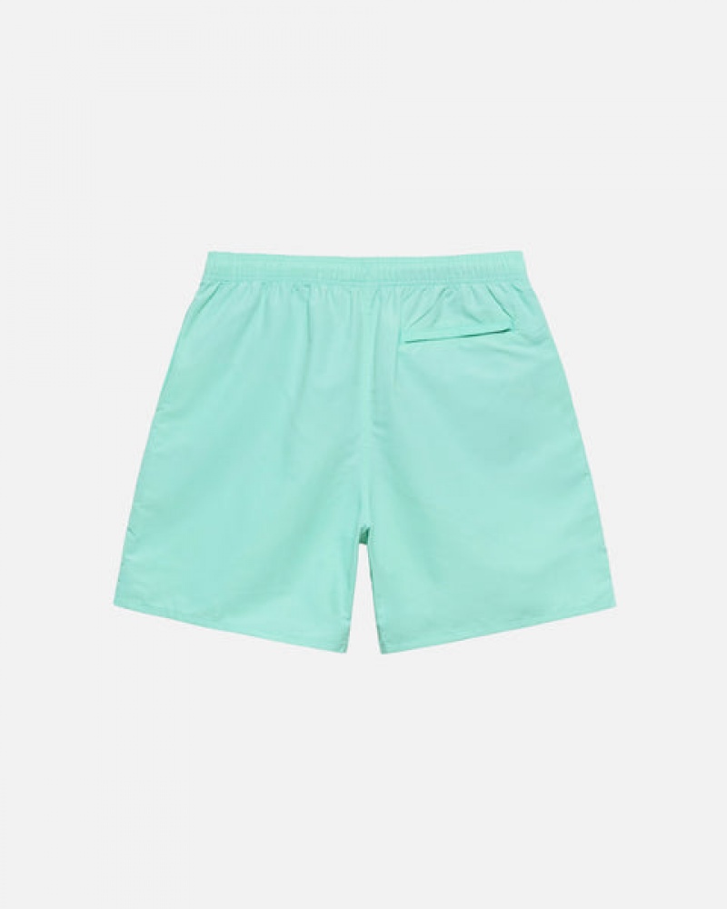 Light Turquoise Women's Stussy Stock Water Short Swimwear KSA | QSS-3078