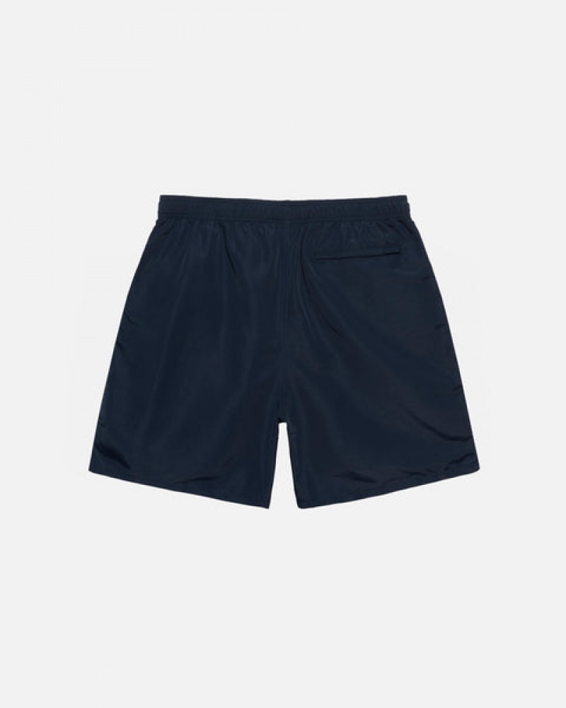 Navy Men's Stussy Stock Water Short Swimwear KSA | DMA-1015