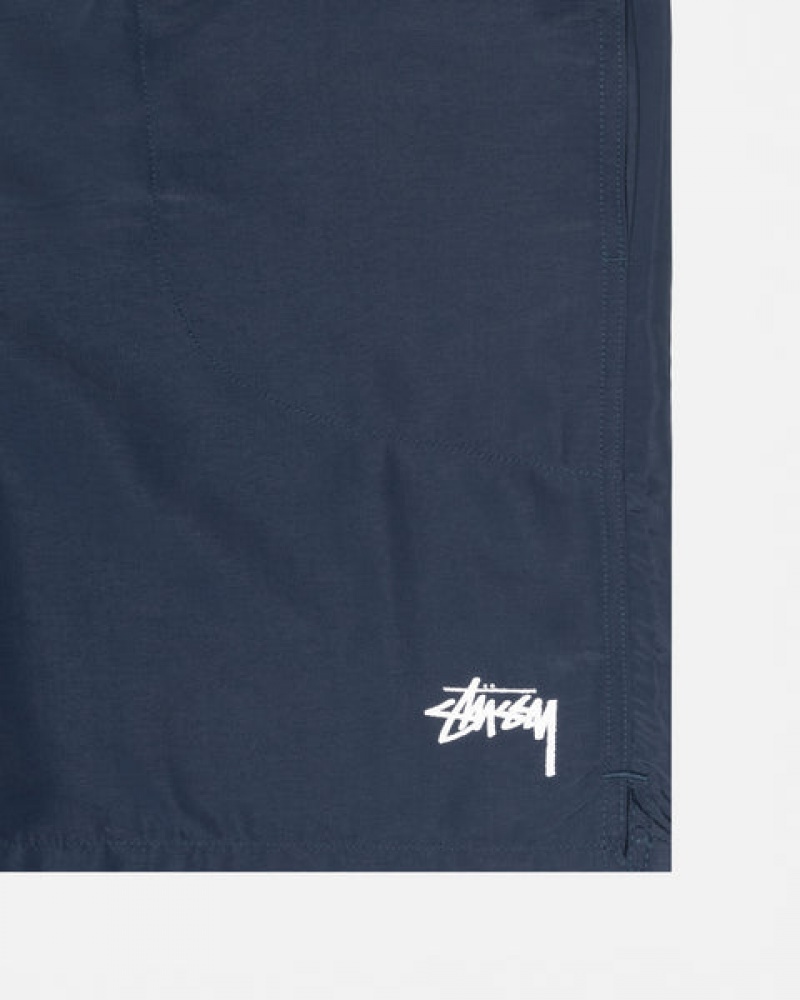 Navy Men's Stussy Stock Water Short Swimwear KSA | DMA-1015