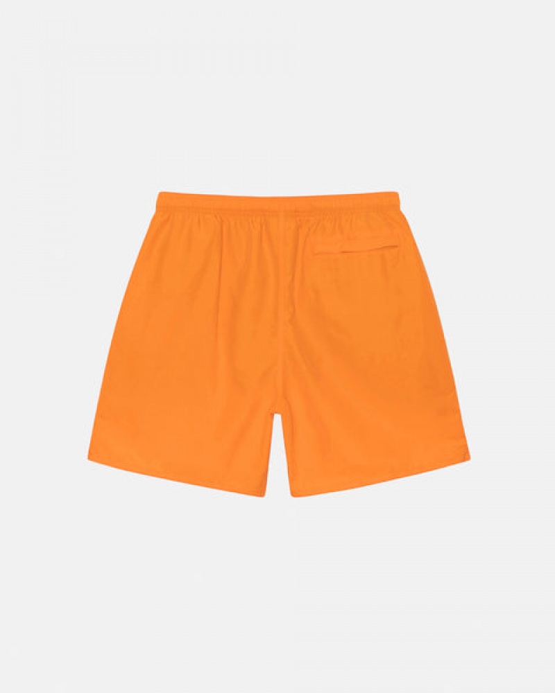 Orange Men's Stussy Water Short Big Basic Shorts KSA | KJR-9267