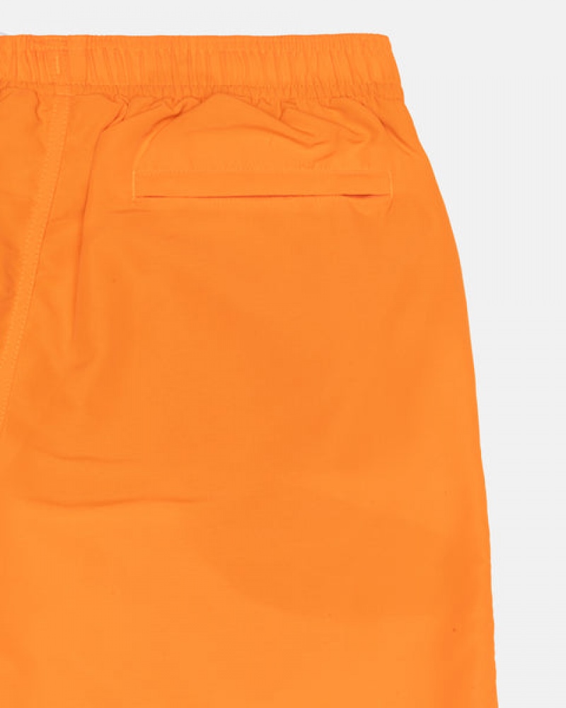 Orange Men's Stussy Water Short Big Basic Shorts KSA | KJR-9267