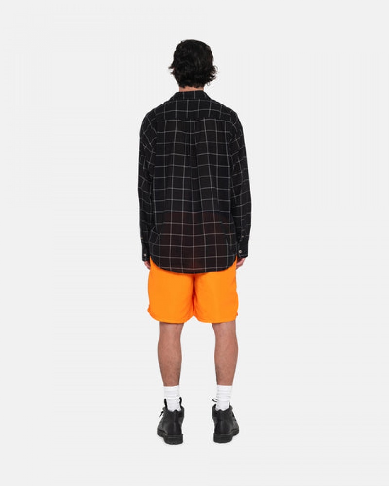 Orange Men's Stussy Water Short Big Basic Shorts KSA | KJR-9267