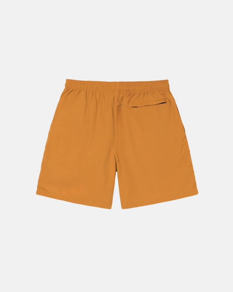 Orange Women's Stussy Curly S Water Short Swimwear KSA | OKL-4837