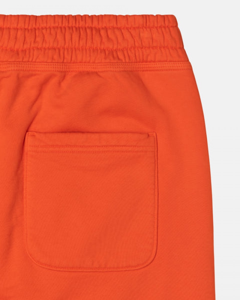 Orange Women's Stussy Overdyed Stock Logo Pant Sweatshirts KSA | PME-7210