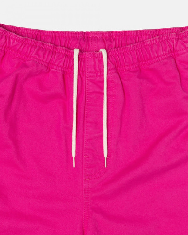 Pink Men's Stussy Brushed Beach Pants KSA | LGV-3660