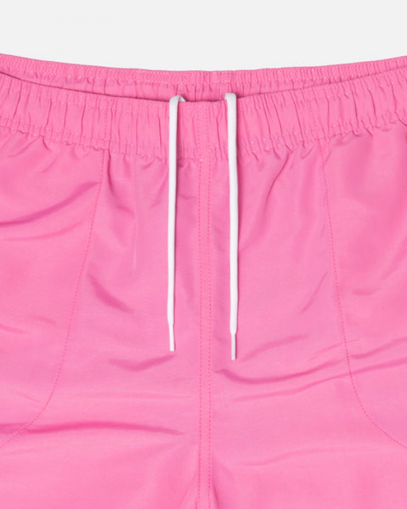 Pink Men's Stussy Stock Water Short Swimwear KSA | DLP-4403