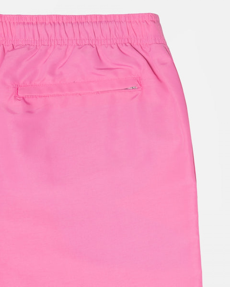 Pink Men's Stussy Stock Water Short Swimwear KSA | DLP-4403