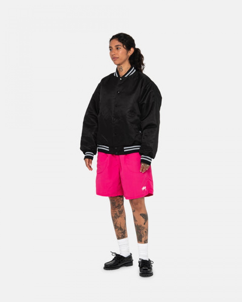 Pink Women's Stussy Water Short Stock Shorts KSA | LQB-2656