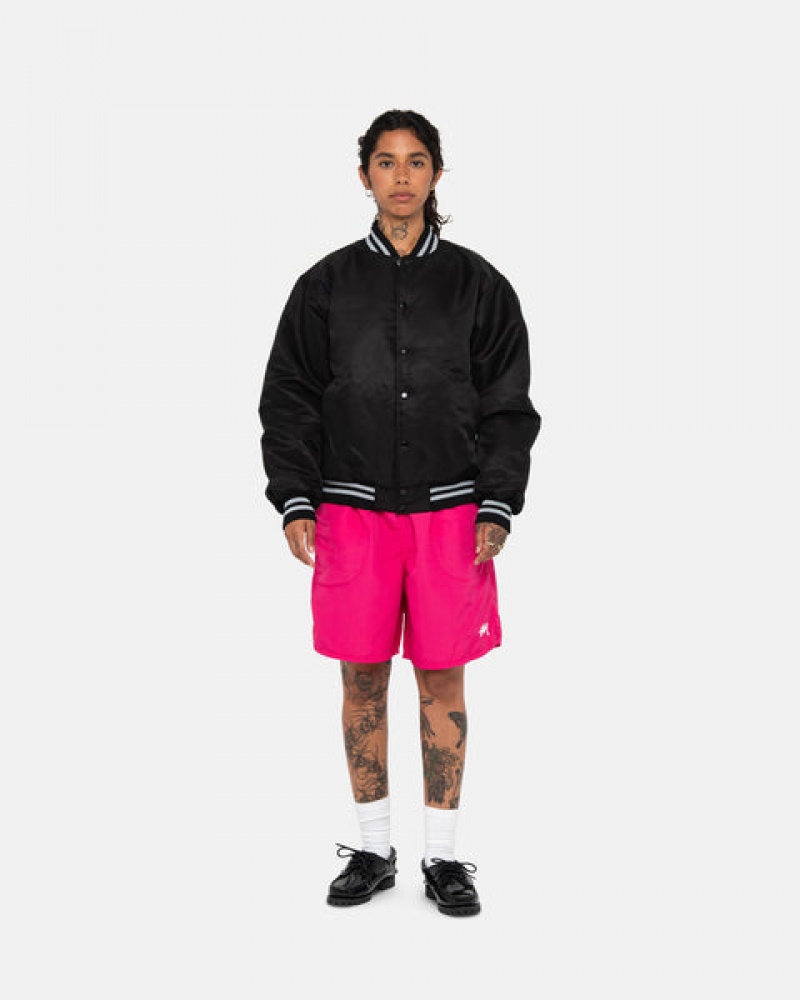 Pink Women's Stussy Water Short Stock Shorts KSA | LQB-2656