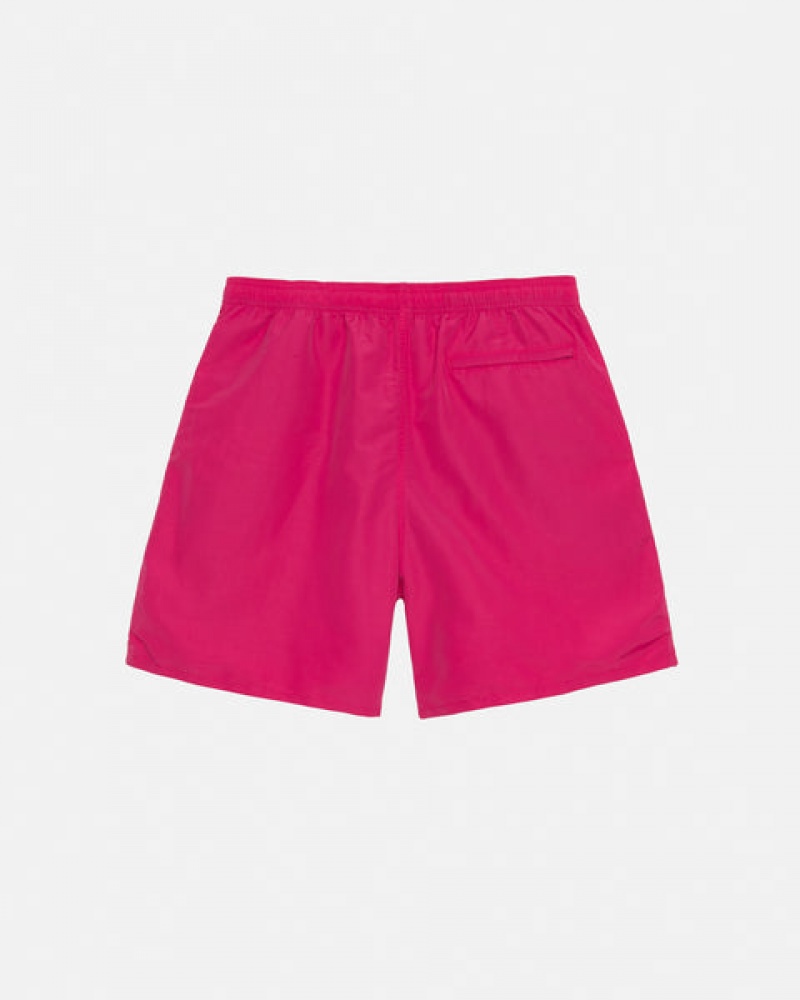 Pink Women's Stussy Water Short Stock Shorts KSA | LQB-2656