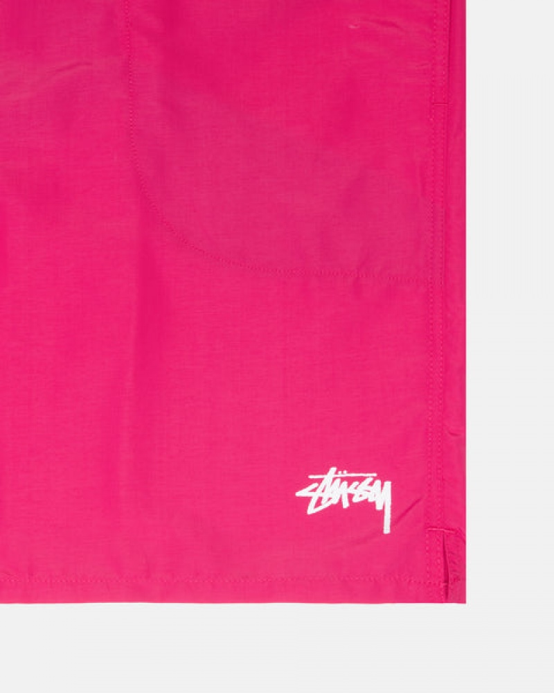 Pink Women's Stussy Water Short Stock Shorts KSA | LQB-2656