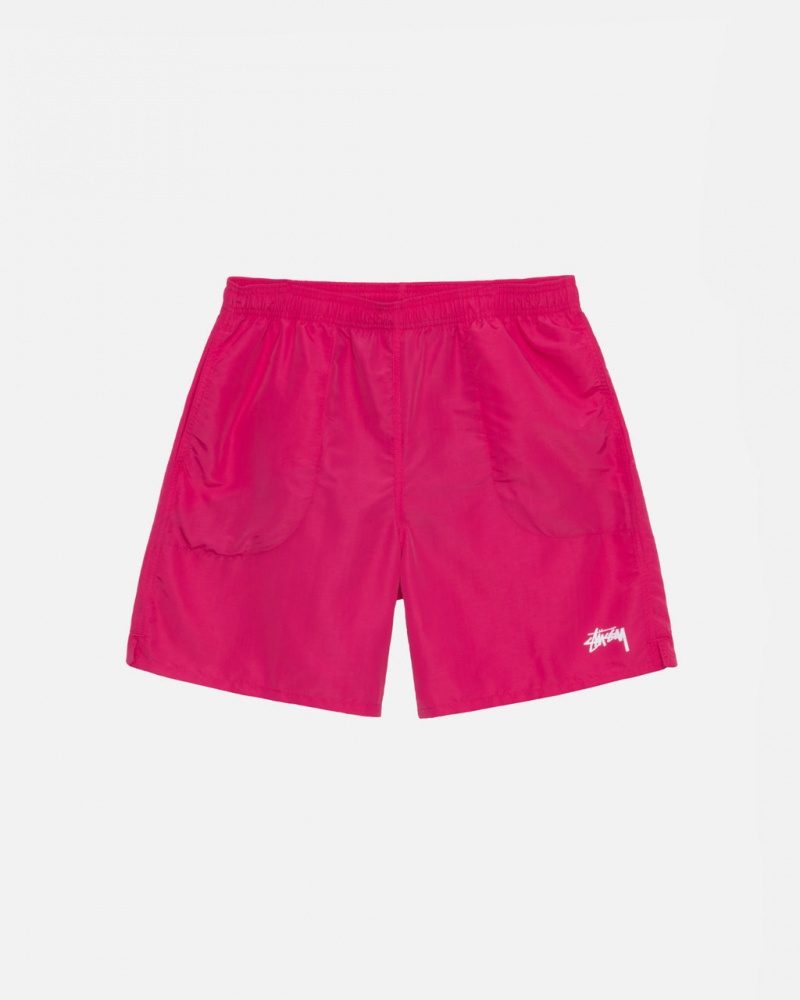 Pink Women\'s Stussy Water Short Stock Shorts KSA | LQB-2656