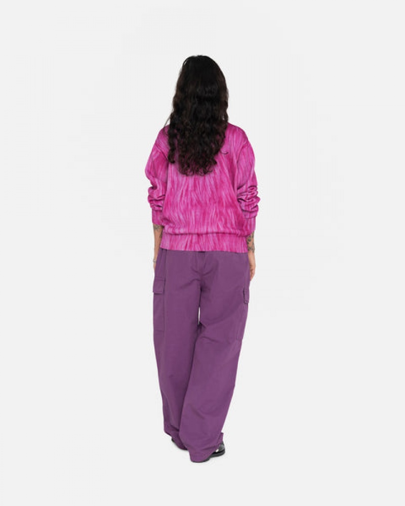 Purple Men's Stussy Ripstop Cargo Beach Pants KSA | CXW-2257