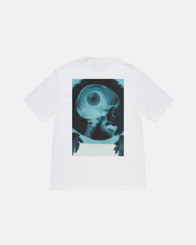 White Men\'s Stussy X-Ray Tees KSA | BOS-7838