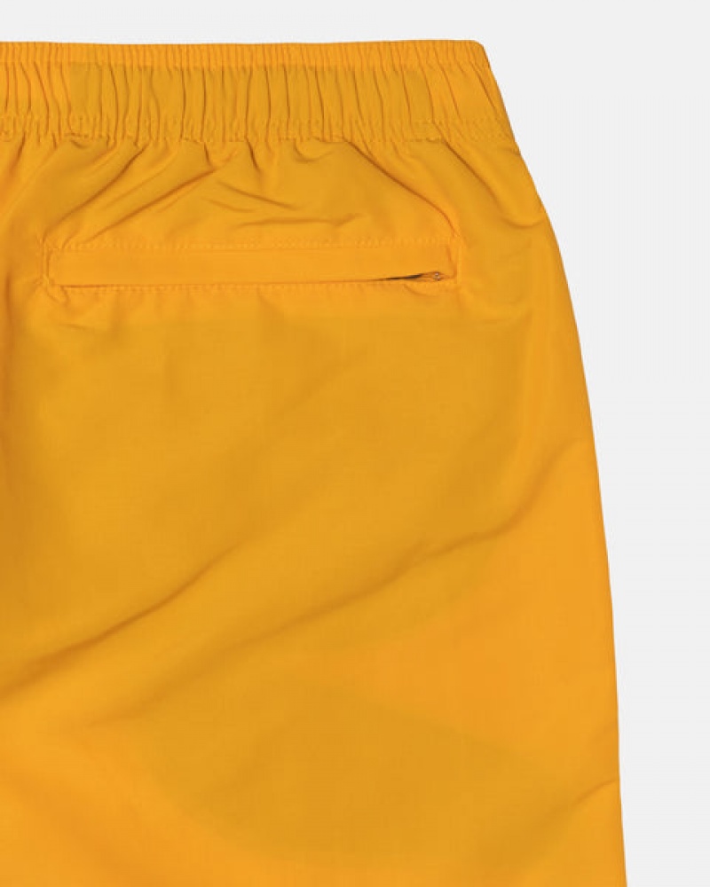 Yellow Men's Stussy Big Basic Water Short Swimwear KSA | YIE-8830