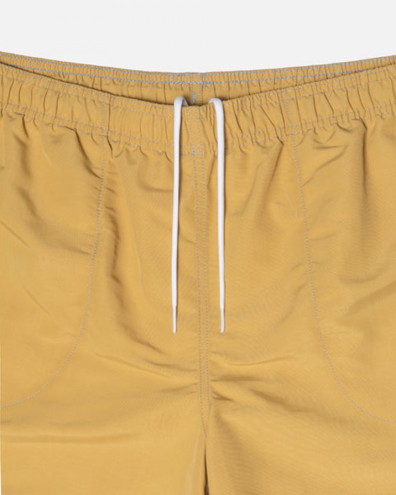 Yellow Men's Stussy Surfman Patch Water Short Swimwear KSA | YEB-9401