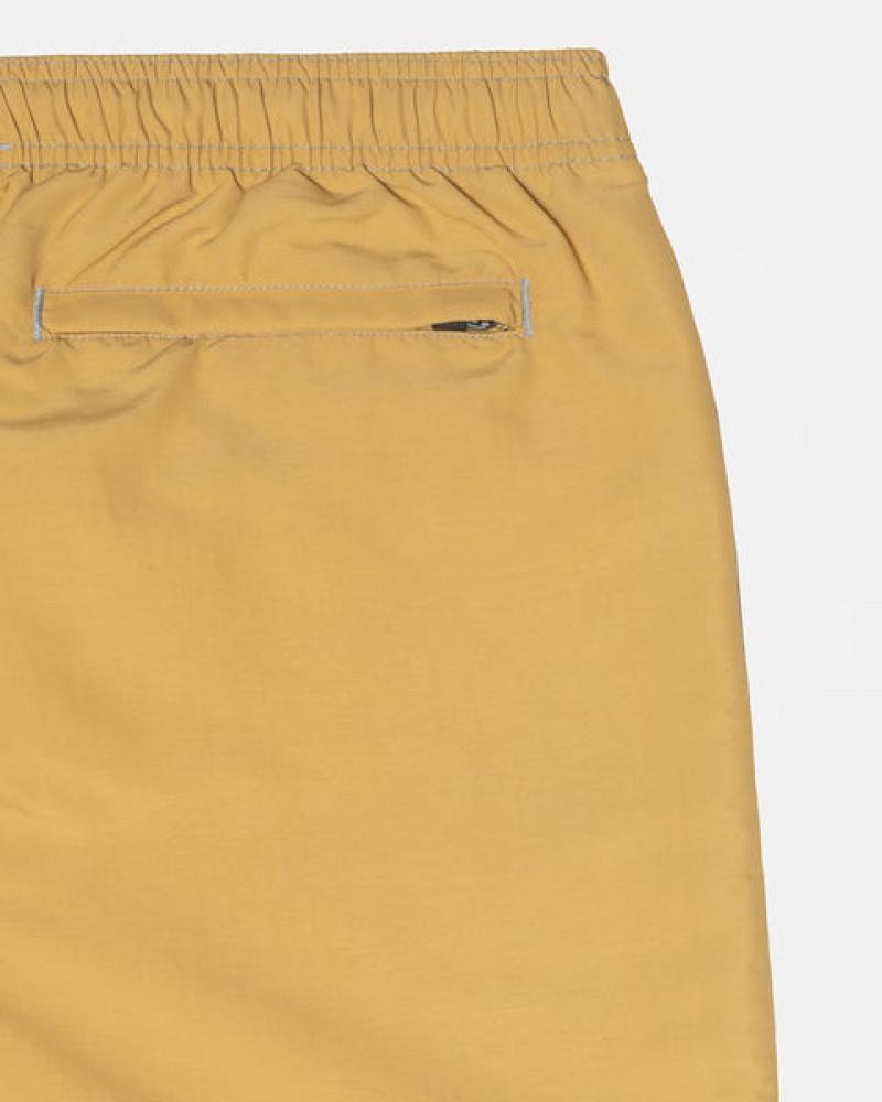 Yellow Men's Stussy Surfman Patch Water Short Swimwear KSA | YEB-9401