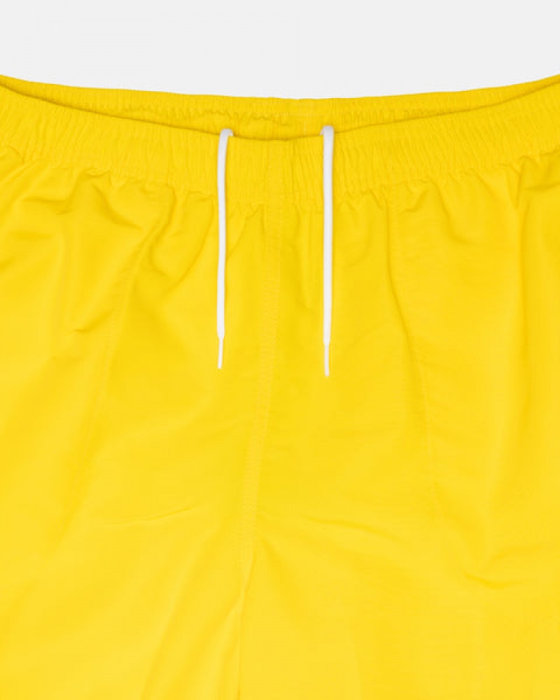 Yellow Men's Stussy Water Short Stock Shorts KSA | BFN-3528