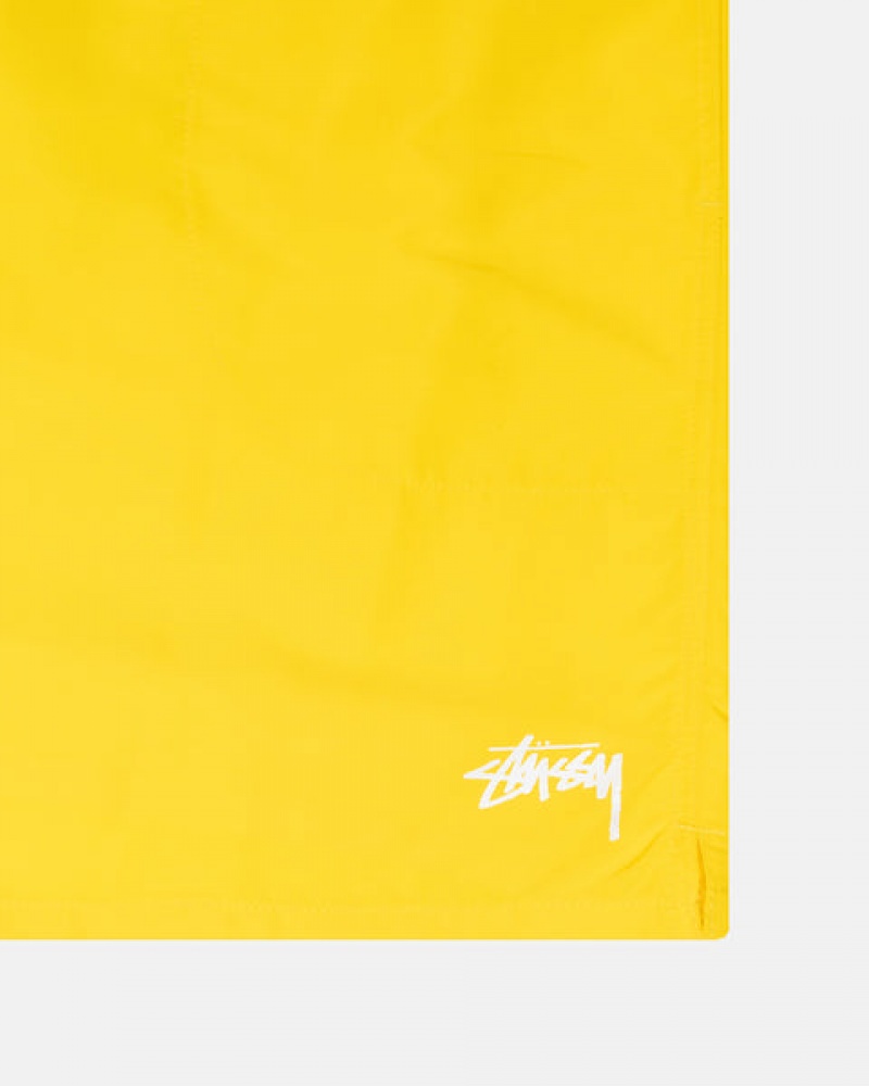 Yellow Men's Stussy Water Short Stock Shorts KSA | BFN-3528